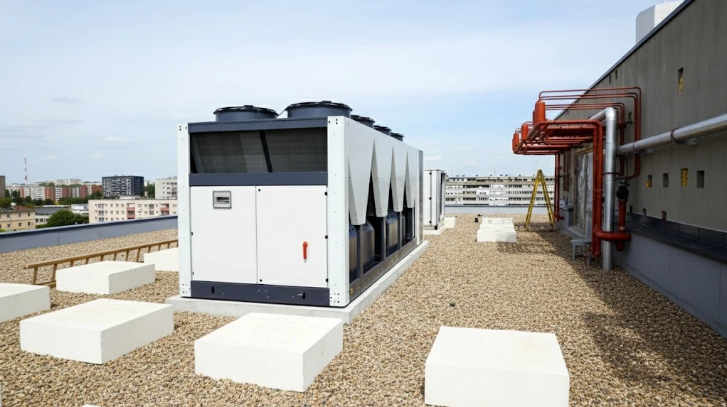 water and air cooled chillers